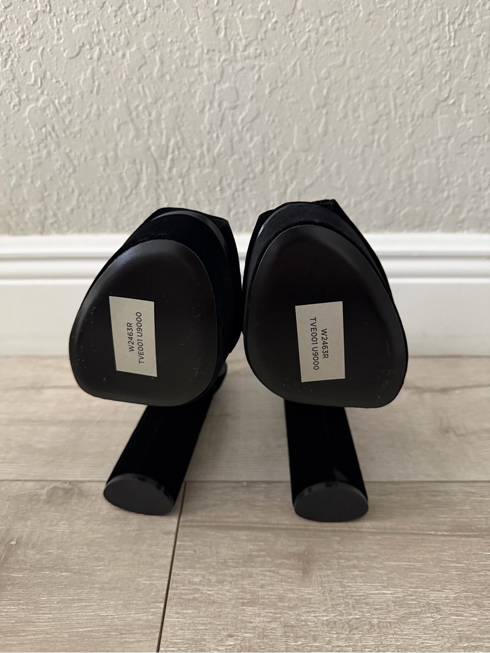 Tom Ford Black Velvet Platform Block-Heel Sandals women 10 US 40 EU - Picture 5 of 6